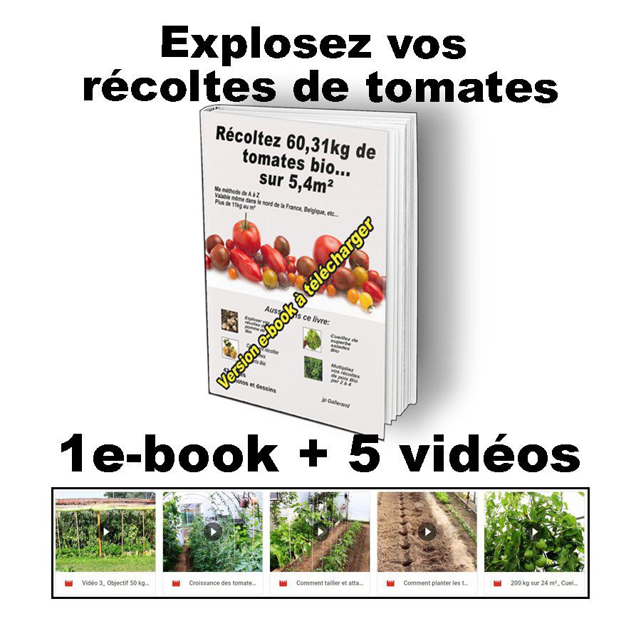 Méthode: Comment réussir la culture des tomates: 1 e-book + 5 vidéos